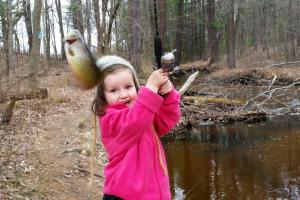 Braggin' Board Photo: My Happy Daughter (4) with a nice trout