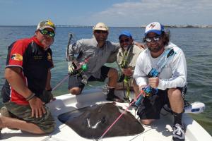 Braggin' Board Photo: bow fishing with Captian Ike