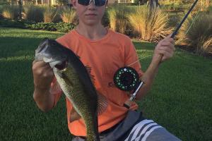 Braggin' Board Photo: bass on Fly rod