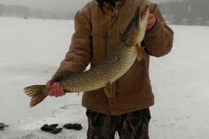 Braggin' Board Photo: Ice Fishing for Pike