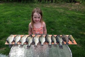 Braggin' Board Photo: Carly H.'s haul! She's a Crappie Master