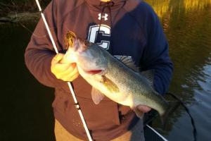 Braggin' Board Photo: Dave G. fishing for Bass