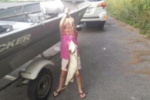 Braggin' Board Photo: Addie's first Lake Trout