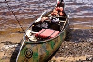 Braggin' Board Photo: Golden Hawk Canoe Ready for Fishing