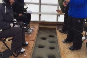 Braggin' Board Photo: Ice Fishing With Company