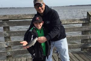 Braggin' Board Photo: Matt's first Striped Bass