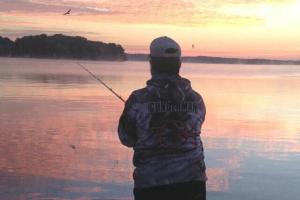 Braggin' Board Photo: Dave,  Beautiful Fishing  Sunset