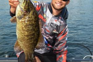 Braggin' Board Photo: Brandon Palaniuk With a Nice Small Mouth