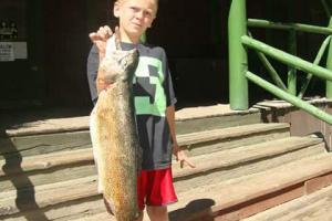 Braggin' Board Photo: Isaiah's 32"-10 pound trout