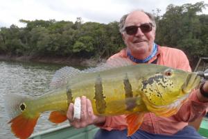 Braggin' Board Photo: Harry Robertson & Peacock Bass