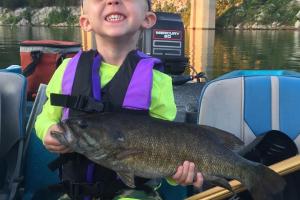 Braggin' Board Photo: Bryce With Smallmouth