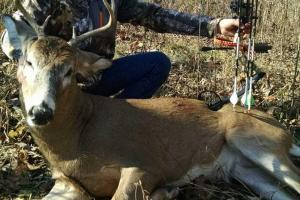 Braggin' Board Photo: Evan with a 7 Point Buck