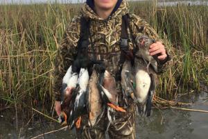 Braggin' Board Photo: Scott with Spoonies Wigeons & Teal