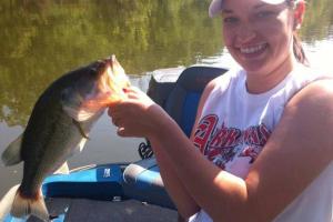 Braggin' Board Photo: Bass Fishing an Arkansas river