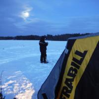 Moonrise over the Frabill.