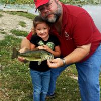 1st Bass Saige & Grandpa