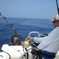 Hooked into another Blue Marlin