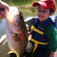 A Boy's First Catch!