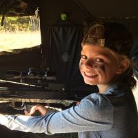 Jordan's ready to Bowhunt Deer, 1st trip