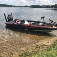 Bass fishing boat