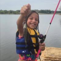 Gracie Caught a Fish