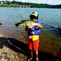 Corbyn loves fishing with his papa