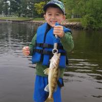 Hey I caught a walleye