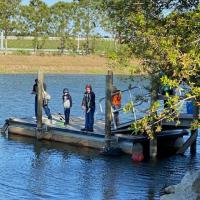 Dock Fishing with the team