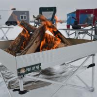 Camp Fire On The Ice