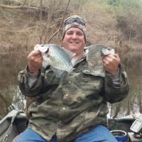 Me with 2 nice crappie