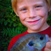 Bryce and his Blue Gill