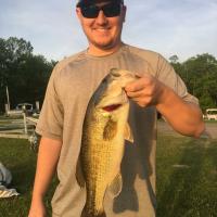 Largemouth fishing