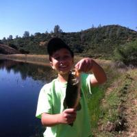 Young Anger's first fish