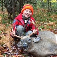 Taber 7 & his 8 point buck