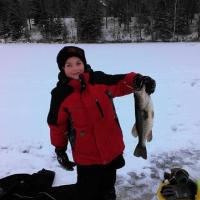 Iced Large Mouth Bass