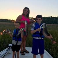 Bennett family fishing