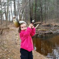 My Happy Daughter (4) with a nice trout