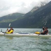 Kayaking on Lake Chilkoot