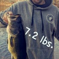 Jesse's 7.2 lb Bass