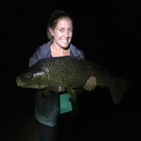 Megan has Gone Fishing for Carp