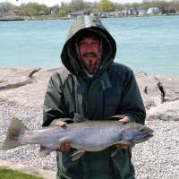 Cold day to fish trout
