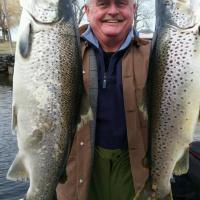 Fishing on Lake Ontario