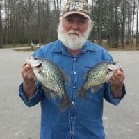 2 big crappie March 23,2014