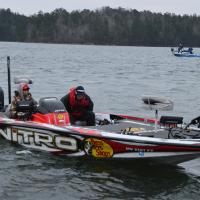 FLW Lewis Smith Lake: Pro Stacey King Rolls the Nitro Through Check In