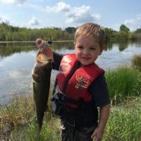 Alex has Caught a Bass