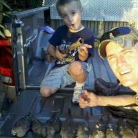 Dove hunting with my buddy