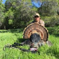 Sgt. Ron Hinkle with a great gobbler