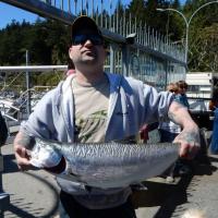 nice sized salmon