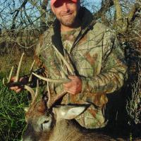Brandon's 10 point belly crawl buck