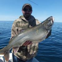 Nice Lake Trout Caught on Lake Superior